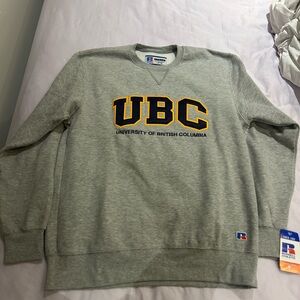 Russell Athletic Gray UBC Crewneck Sweater